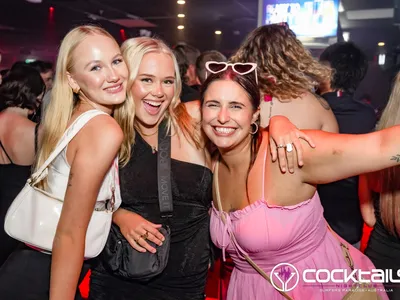 A professional photo of guests enjoying themselves at Cocktails Nightclub from our gallery.