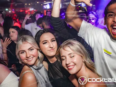 A professional photo of guests enjoying themselves at Cocktails Nightclub from our gallery.