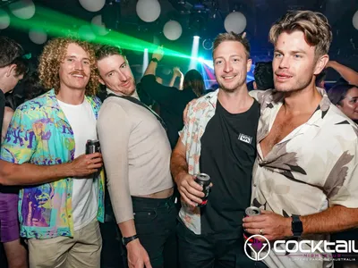 A professional photo of guests enjoying themselves at Cocktails Nightclub from our gallery.