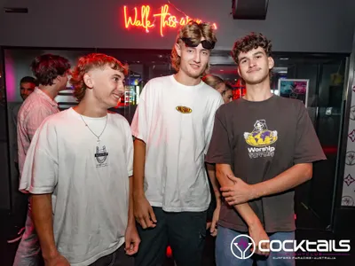 A professional photo of guests enjoying themselves at Cocktails Nightclub from our gallery.