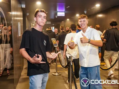 A professional photo of guests enjoying themselves at Cocktails Nightclub from our gallery.