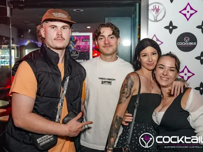 A professional photo of guests enjoying themselves at Cocktails Nightclub from our gallery.