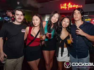 A professional photo of guests enjoying themselves at Cocktails Nightclub from our gallery.