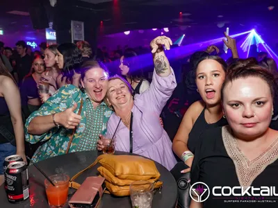 A professional photo of guests enjoying themselves at Cocktails Nightclub from our gallery.