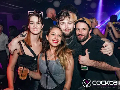 A professional photo of guests enjoying themselves at Cocktails Nightclub from our gallery.