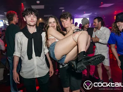 A professional photo of guests enjoying themselves at Cocktails Nightclub from our gallery.