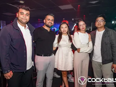 A professional photo of guests enjoying themselves at Cocktails Nightclub from our gallery.