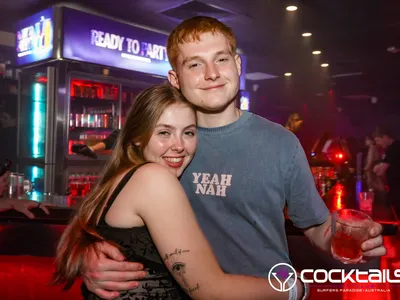 A professional photo of guests enjoying themselves at Cocktails Nightclub from our gallery.