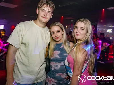 A professional photo of guests enjoying themselves at Cocktails Nightclub from our gallery.