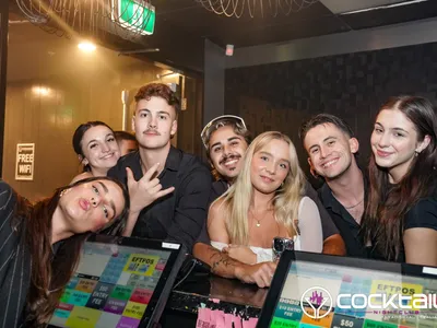 A professional photo of guests enjoying themselves at Cocktails Nightclub from our gallery.