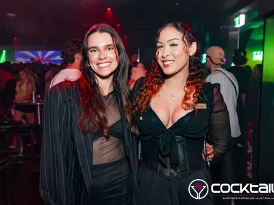 A professional photo of guests enjoying themselves at Cocktails Nightclub from our gallery.