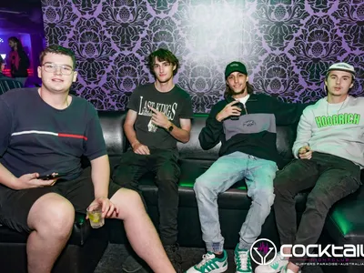 A professional photo of guests enjoying themselves at Cocktails Nightclub from our gallery.