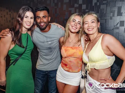 A professional photo of guests enjoying themselves at Cocktails Nightclub from our gallery.