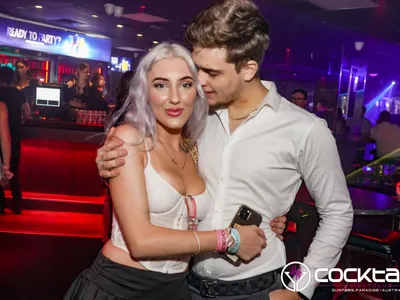 A professional photo of guests enjoying themselves at Cocktails Nightclub from our gallery.