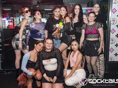 A professional photo of guests enjoying themselves at Cocktails Nightclub from our gallery.