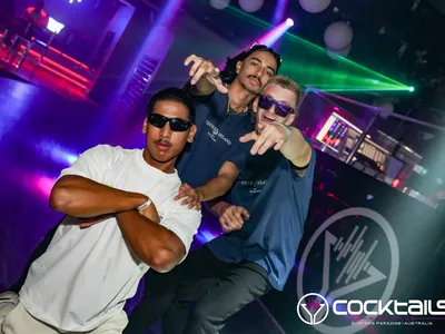 A professional photo of guests enjoying themselves at Cocktails Nightclub from our gallery.