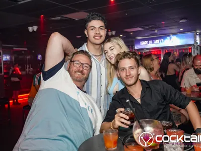 A professional photo of guests enjoying themselves at Cocktails Nightclub from our gallery.