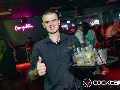 A professional photo of guests enjoying themselves at Cocktails Nightclub from our gallery.