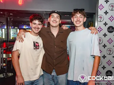 A professional photo of guests enjoying themselves at Cocktails Nightclub from our gallery.