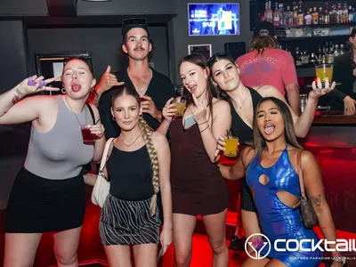 A professional photo of guests enjoying themselves at Cocktails Nightclub from our gallery.