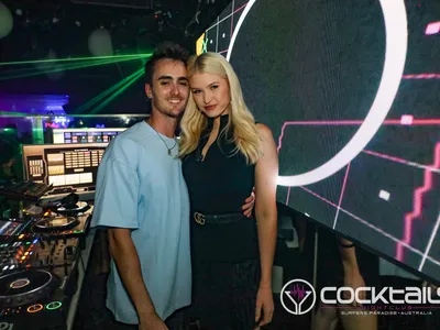 A professional photo of guests enjoying themselves at Cocktails Nightclub from our gallery.