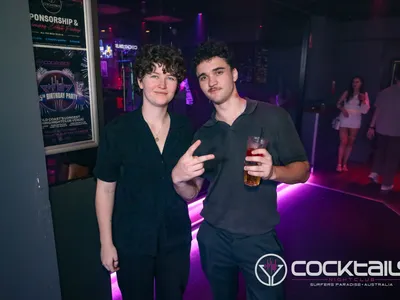 A professional photo of guests enjoying themselves at Cocktails Nightclub from our gallery.