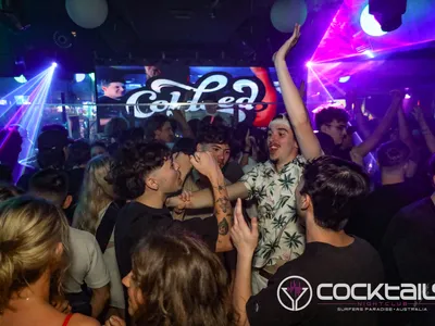 A professional photo of guests enjoying themselves at Cocktails Nightclub from our gallery.