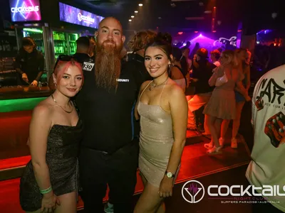 A professional photo of guests enjoying themselves at Cocktails Nightclub from our gallery.