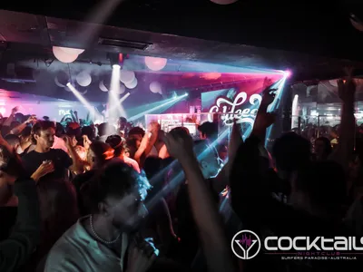 A professional photo of guests enjoying themselves at Cocktails Nightclub from our gallery.