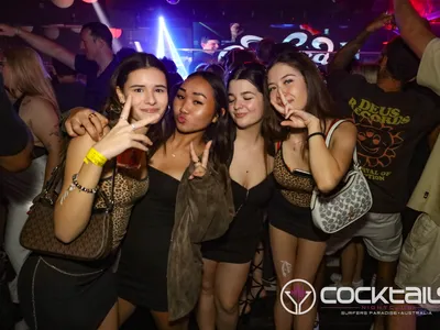 A professional photo of guests enjoying themselves at Cocktails Nightclub from our gallery.