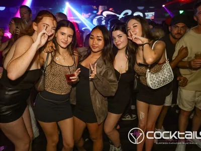 A professional photo of guests enjoying themselves at Cocktails Nightclub from our gallery.