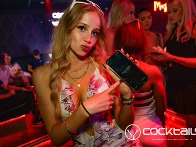 A professional photo of guests enjoying themselves at Cocktails Nightclub from our gallery.