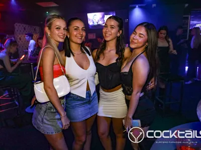 A professional photo of guests enjoying themselves at Cocktails Nightclub from our gallery.