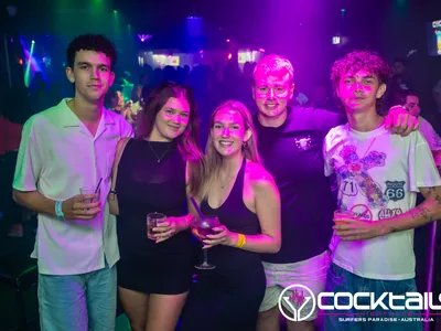 A professional photo of guests enjoying themselves at Cocktails Nightclub from our gallery.