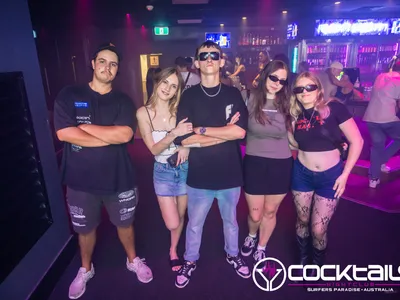 A professional photo of guests enjoying themselves at Cocktails Nightclub from our gallery.