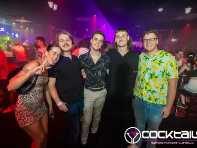 A professional photo of guests enjoying themselves at Cocktails Nightclub from our gallery.