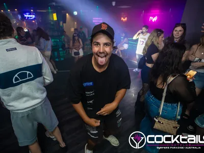 A professional photo of guests enjoying themselves at Cocktails Nightclub from our gallery.