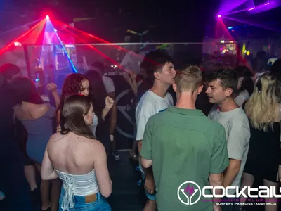 A professional photo of guests enjoying themselves at Cocktails Nightclub from our gallery.