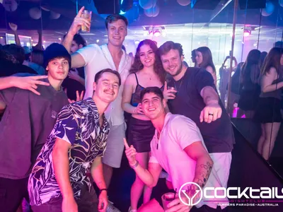 A professional photo of guests enjoying themselves at Cocktails Nightclub from our gallery.