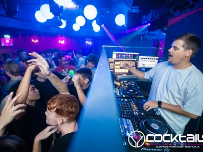 A professional photo of guests enjoying themselves at Cocktails Nightclub from our gallery.