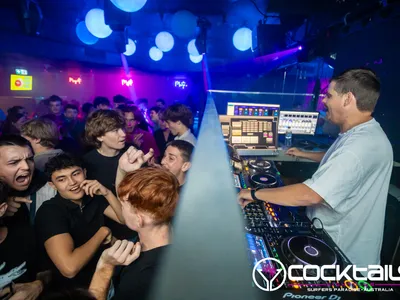 A professional photo of guests enjoying themselves at Cocktails Nightclub from our gallery.