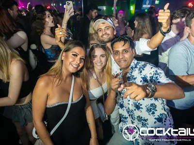 A professional photo of guests enjoying themselves at Cocktails Nightclub from our gallery.