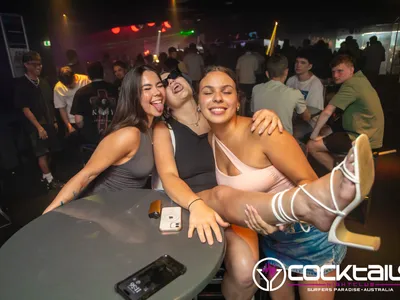 A professional photo of guests enjoying themselves at Cocktails Nightclub from our gallery.