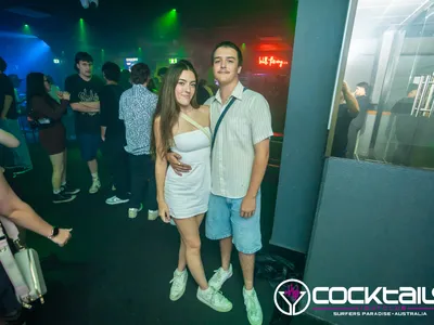 A professional photo of guests enjoying themselves at Cocktails Nightclub from our gallery.