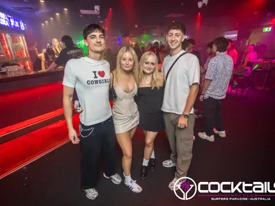 A professional photo of guests enjoying themselves at Cocktails Nightclub from our gallery.