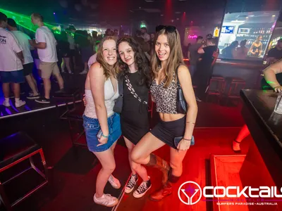 A professional photo of guests enjoying themselves at Cocktails Nightclub from our gallery.