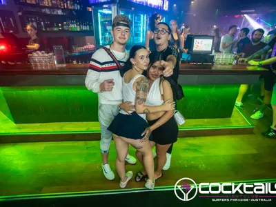 A professional photo of guests enjoying themselves at Cocktails Nightclub from our gallery.