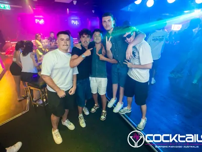 A professional photo of guests enjoying themselves at Cocktails Nightclub from our gallery.