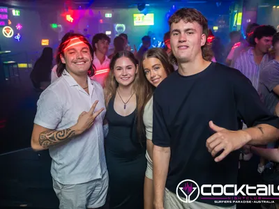 A professional photo of guests enjoying themselves at Cocktails Nightclub from our gallery.