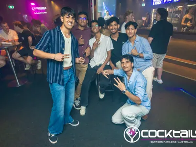 A professional photo of guests enjoying themselves at Cocktails Nightclub from our gallery.